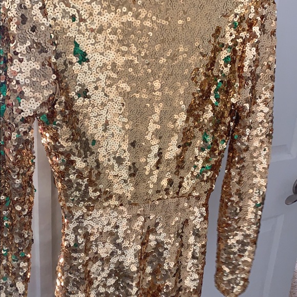 Custom gold sequin jumpsuit (Not included in Discount offer - Picture 12 of 16